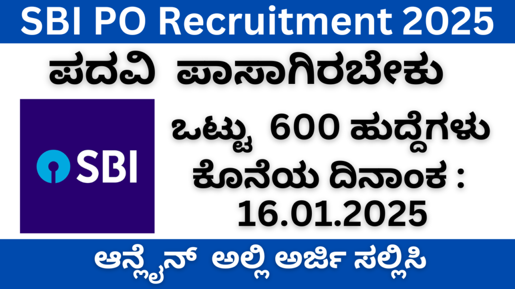 SBI PO Recruitment 2025