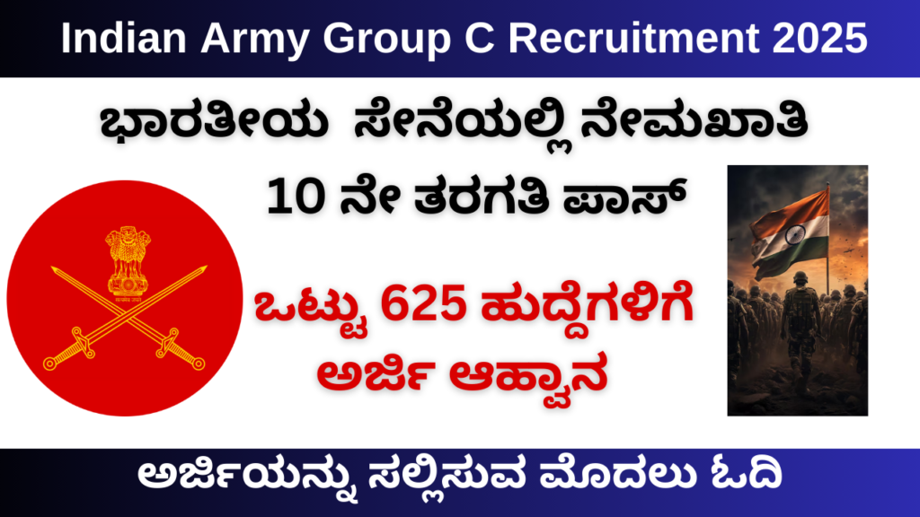 Indian Army Group C Recruitment 2025