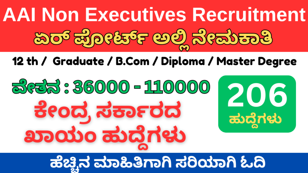 AAI Non Executives Recruitment 2025